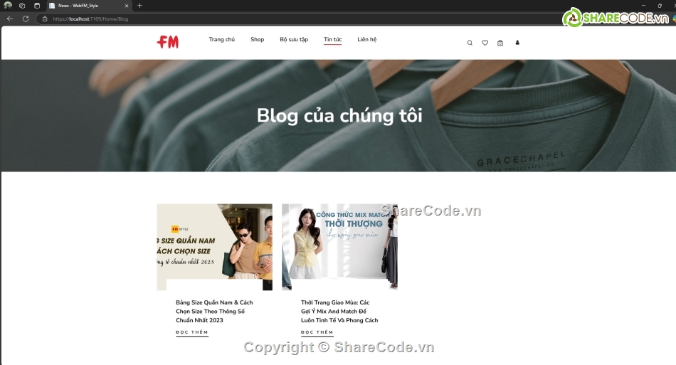 website bán hàng,ASP.NET C#,web bán hàng asp.net,web bán quần áo,thanh toán vnpay,c# laptrinh web